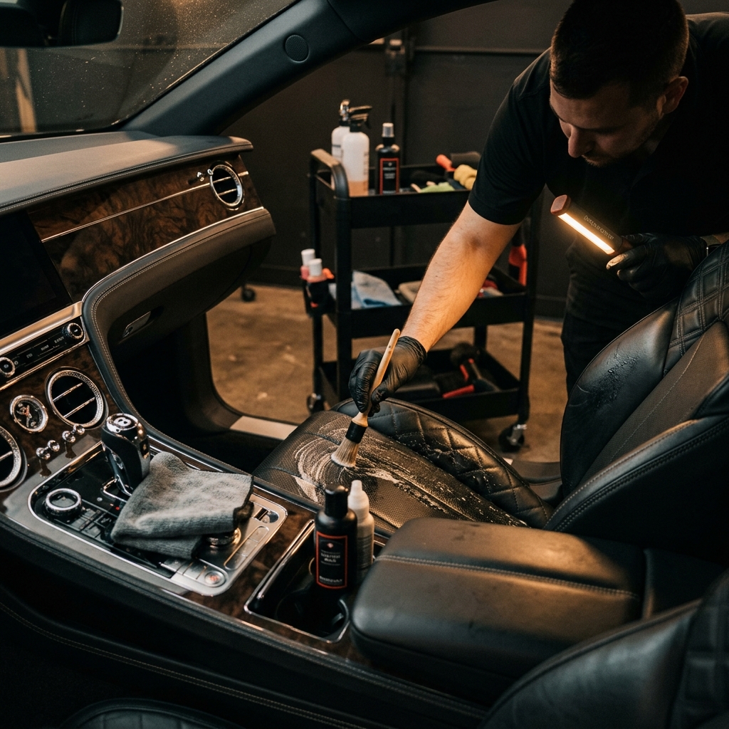 Luxury car interior